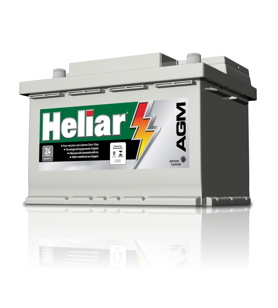 Heliar AGM 80AH - Mercado das Baterias